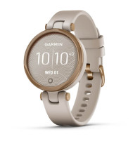 Lily - Rose Gold Bezel with light sand Case and Silicone Band- 010-02384-11 - Garmin